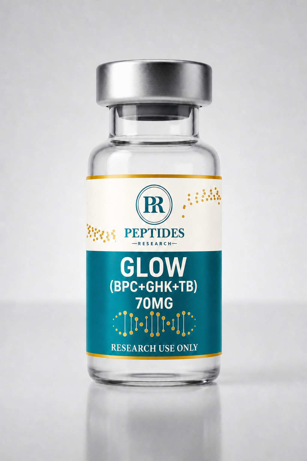 GLOW (BPC+GHK+TB) research peptide catalog image
